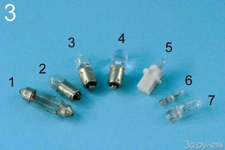 Лампочки подсветки приборной панели 12в