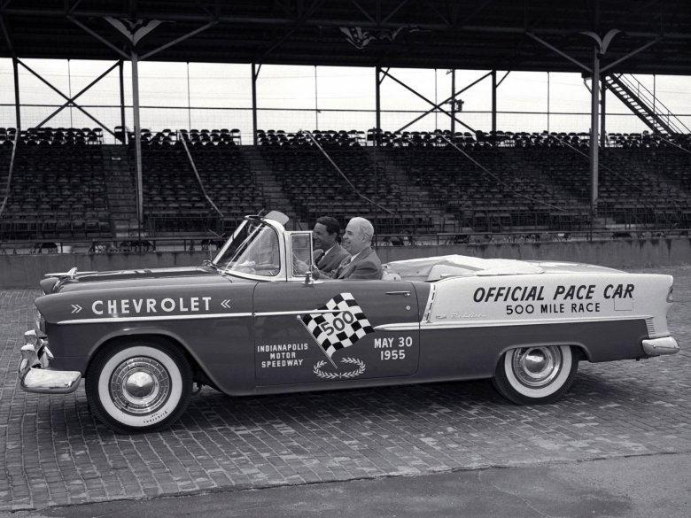Chevrolet bel air 1955 indy pace car