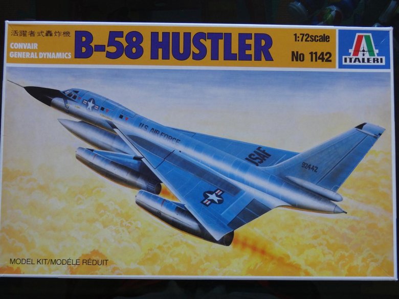 1142 italeri 1/72 b-58 hustler