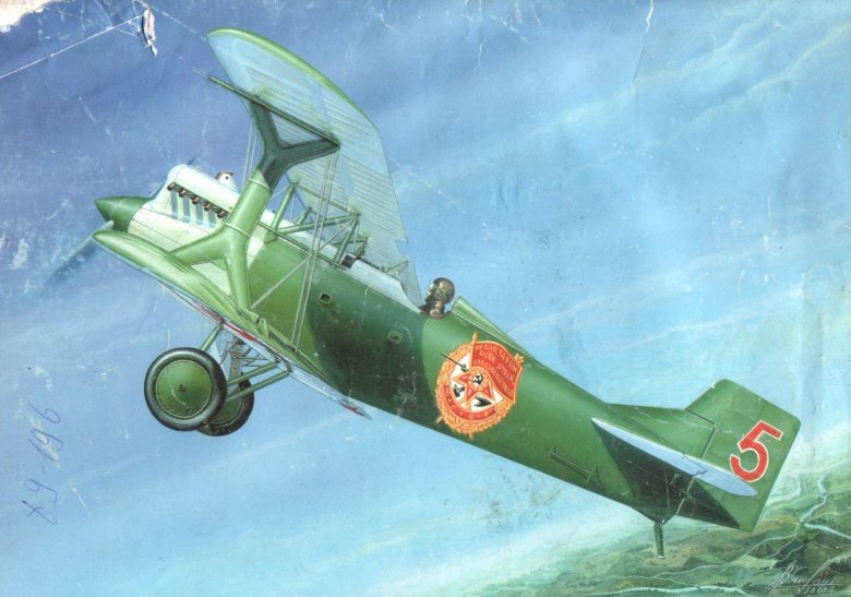 Истребитель биплан и-1 григоровича