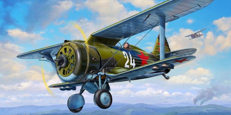 Истребитель биплан и 15