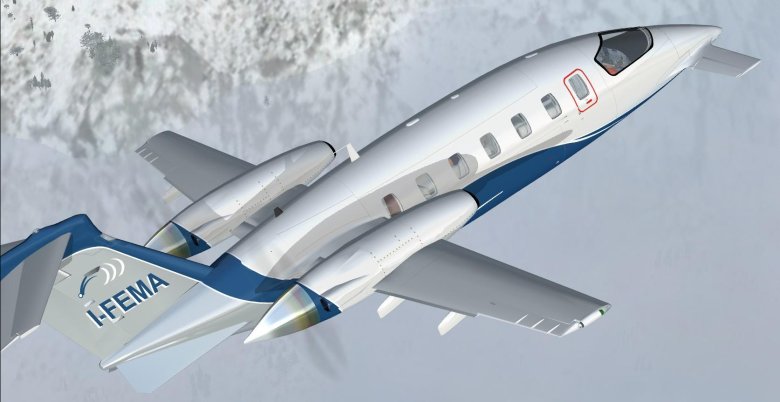 Самолет piaggio p180 avanti ii