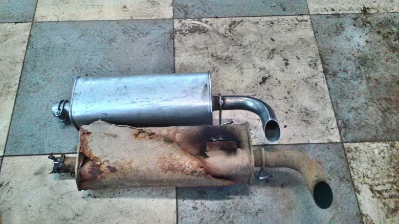 Резонатор глушителя нива шевроле 2013