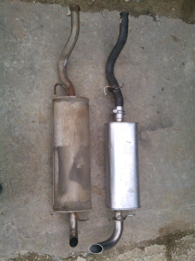 Средняя часть глушителя приора хэтчбек