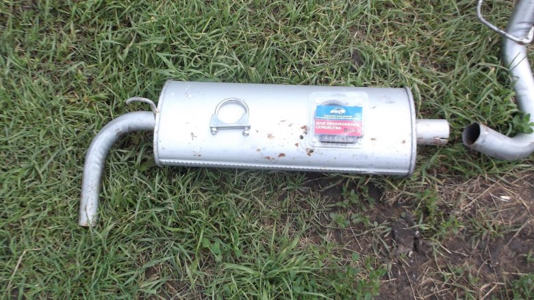 Глушитель основной нива шевроле