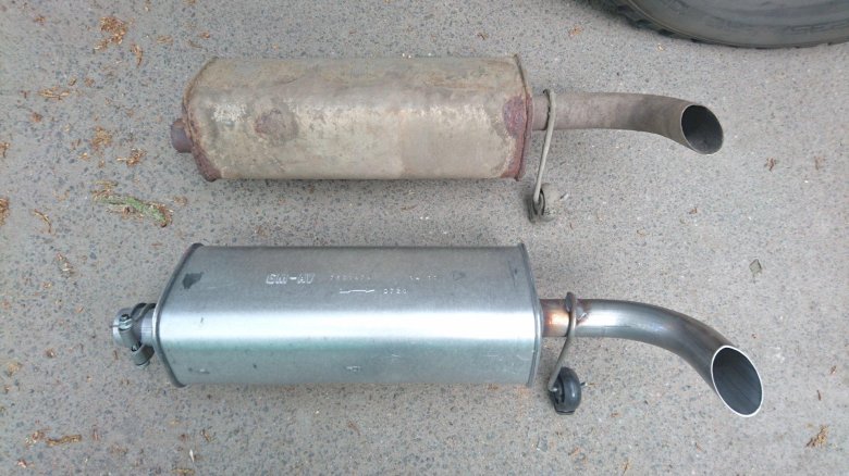 Глушитель нива шевроле 2008