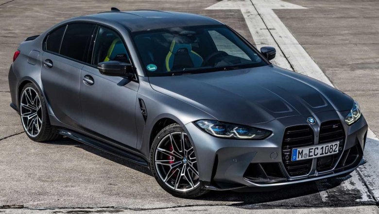 Bmw m3 competition (2021) серый