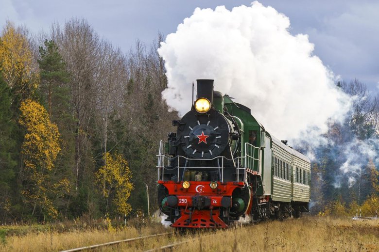 Ретро поезд бологое осташков