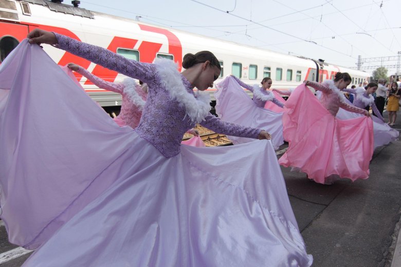 Ретро поезд кострома