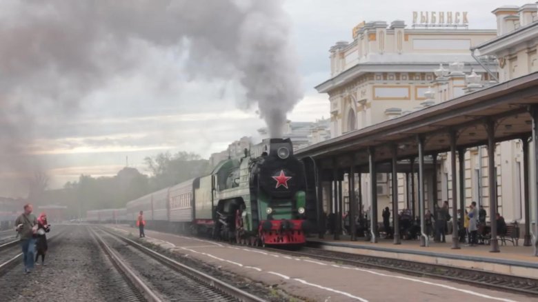 Ретро паровоз ярославль рыбинск