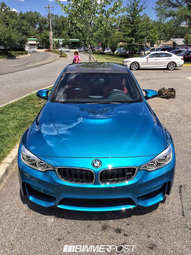 Bmw m3 f80 atlantis blue