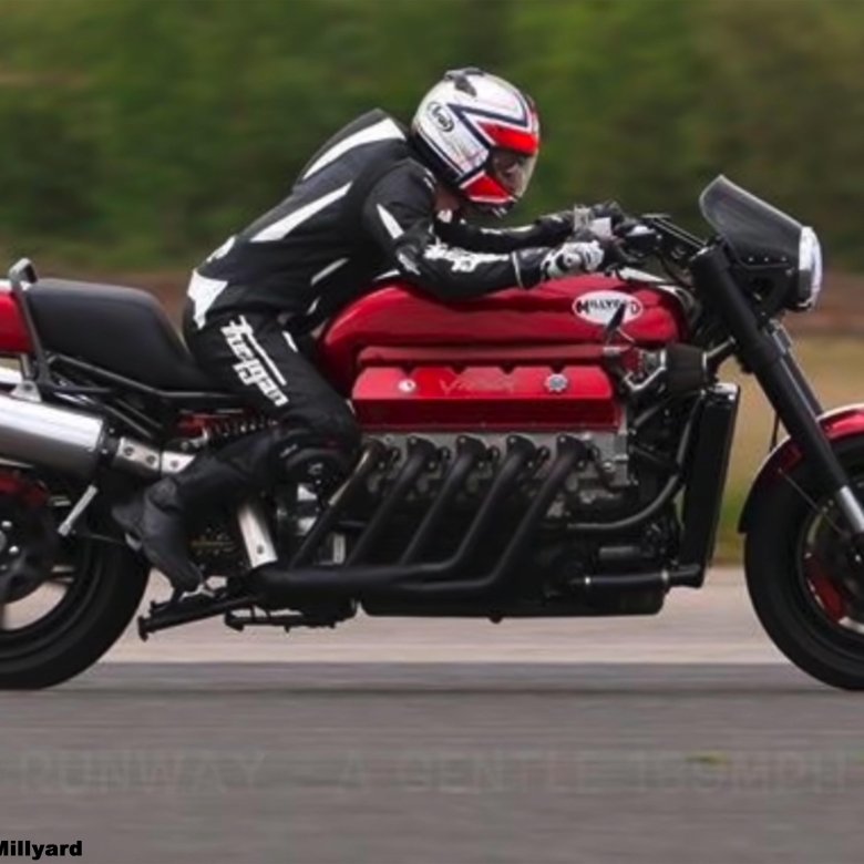 Мотоцикл с двигателем додж вайпер