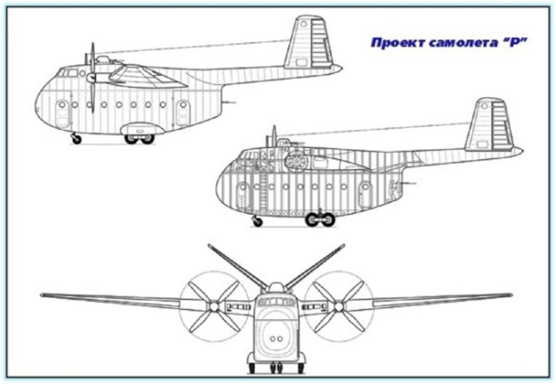 Самолет чертеж