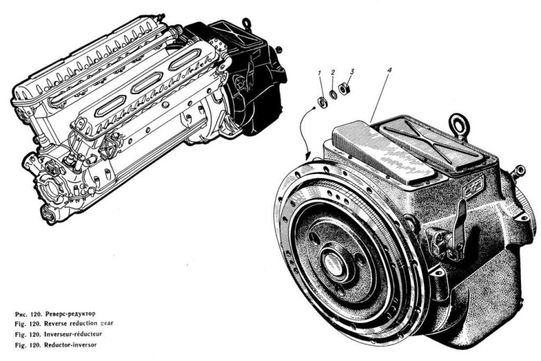 Реверс редуктор судовой 3д6