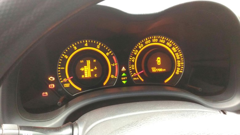 Приборка тойота королла е150