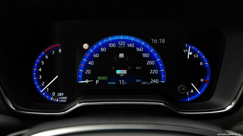 Приборная панель тойота королла 2018