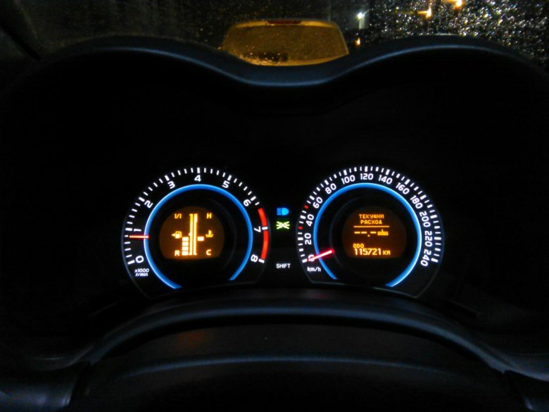 Панель тойота королла