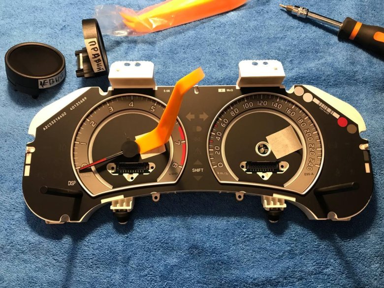 Пересвет приборной панели тойота королла е150