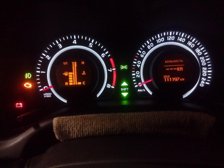 Тойота королла е150 приборная панель