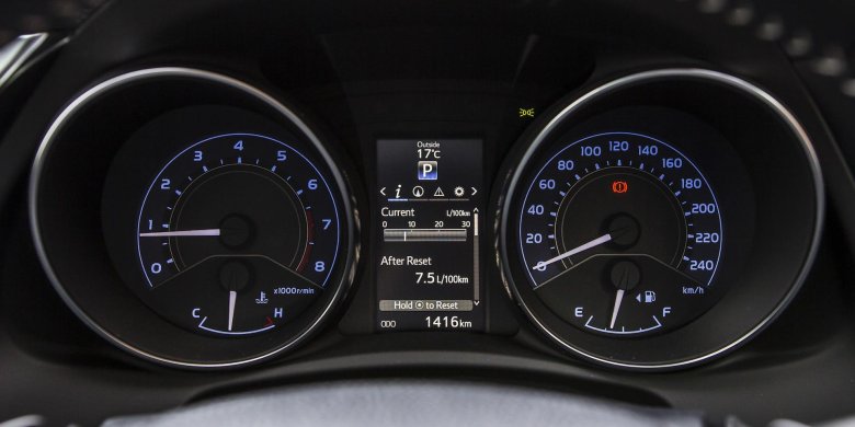 Toyota corolla 2016 приборная панель