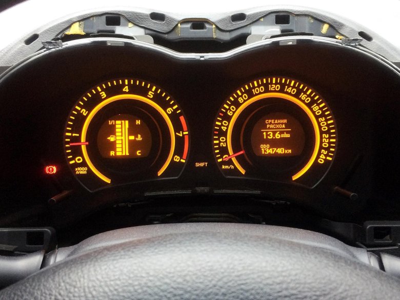 Приборная панель тойота королла 150