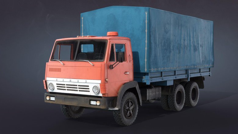 Камаз 3 д модель