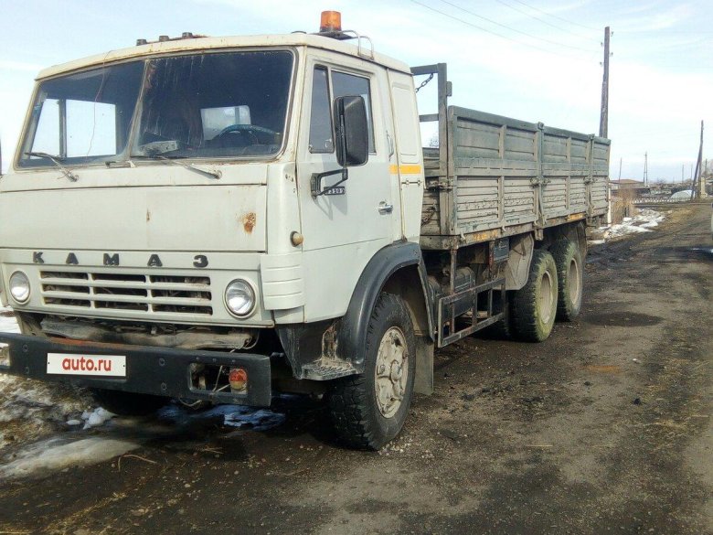 Камаз 5320 серый бортовой