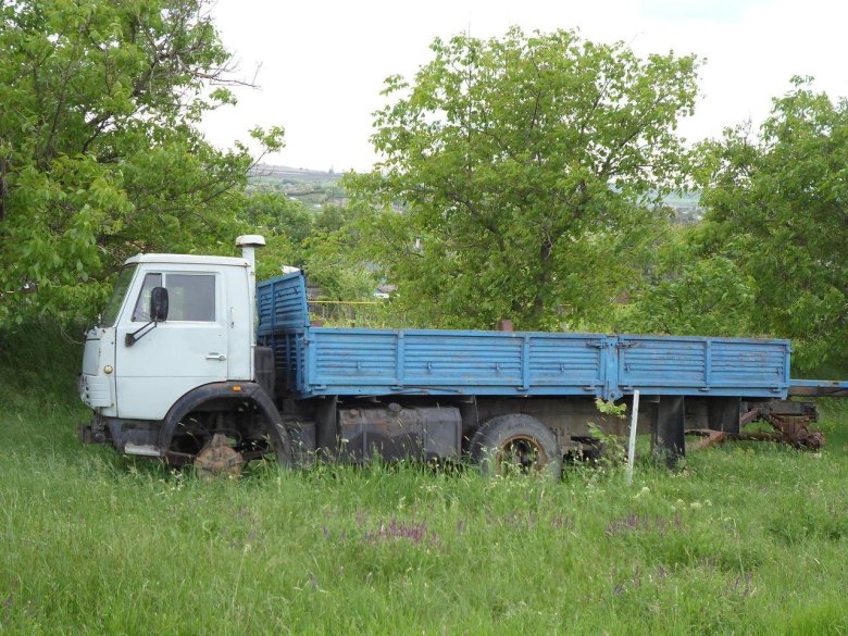 Камаз 5320 бортовой с прицепом