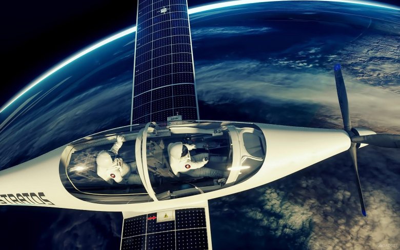 Стратосферный самолет на солнечных батареях solarstratos