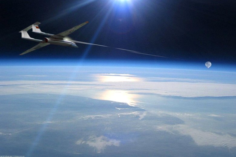 Миг 31 в стратосфере