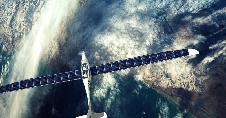 Стратосферный самолет на солнечных батареях