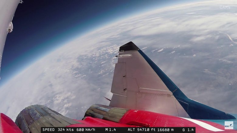 Миг 31 в стратосфере