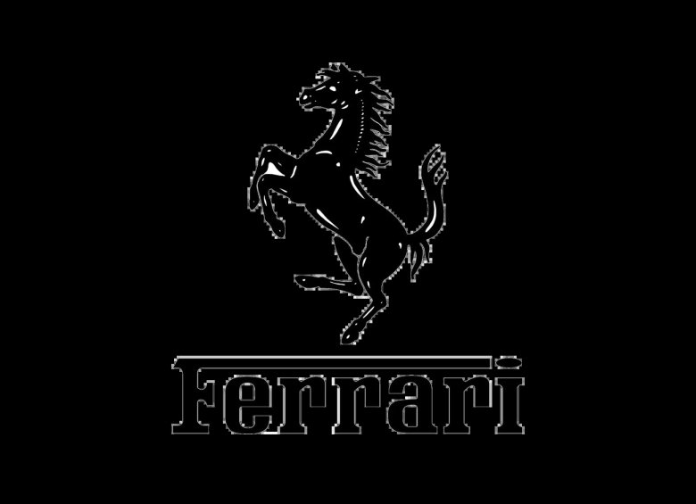 Эмблема феррари на авто