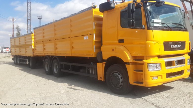 Камаз 65207 бортовой зерновоз