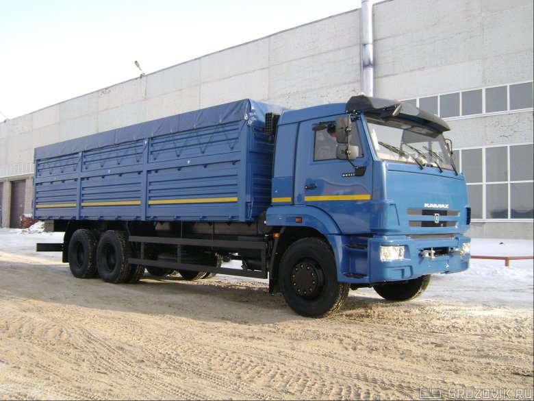 Камаз 65117 бортовой зерновоз