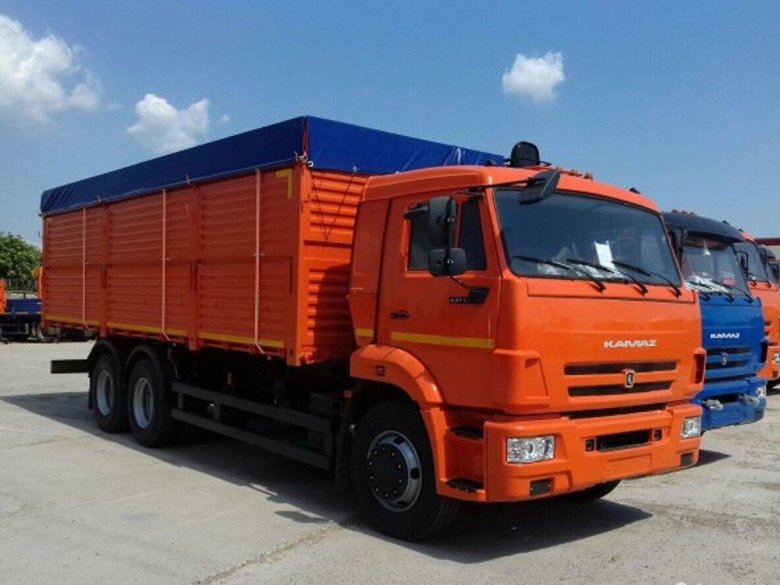 Камаз 65115 бортовой зерновоз