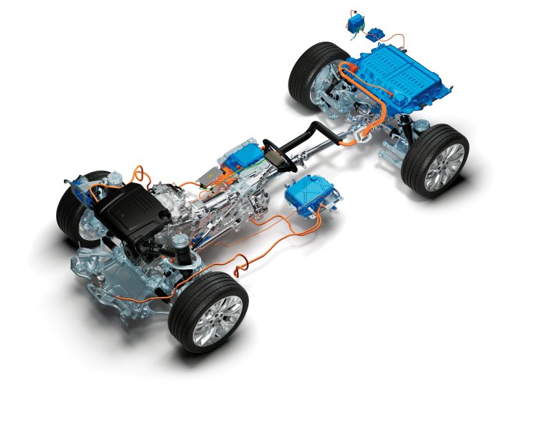 Гибридный автомобиль схема