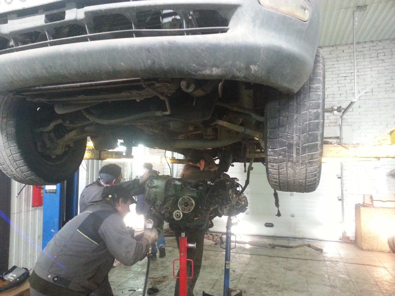 Замена двигателя