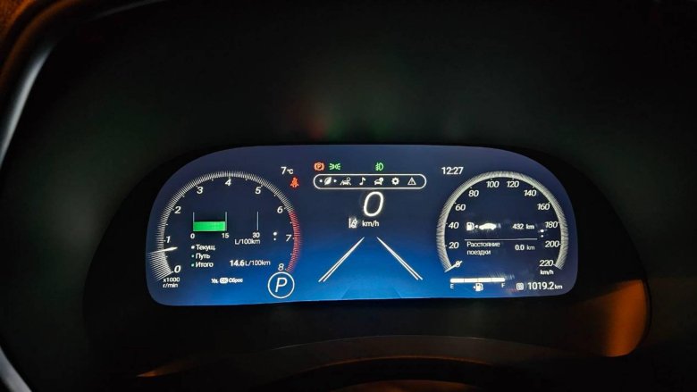 Приборная панель тойота