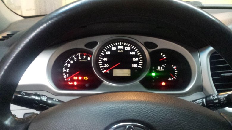 Приборная панель тойота клюгер