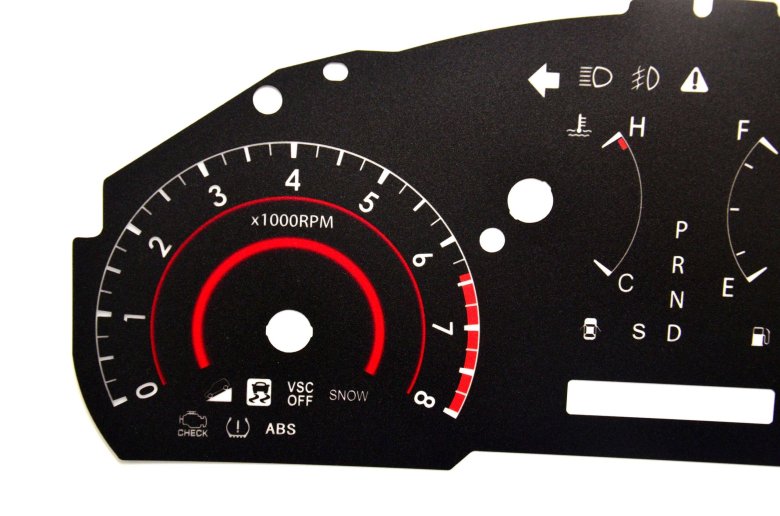 Шкала приборной панели