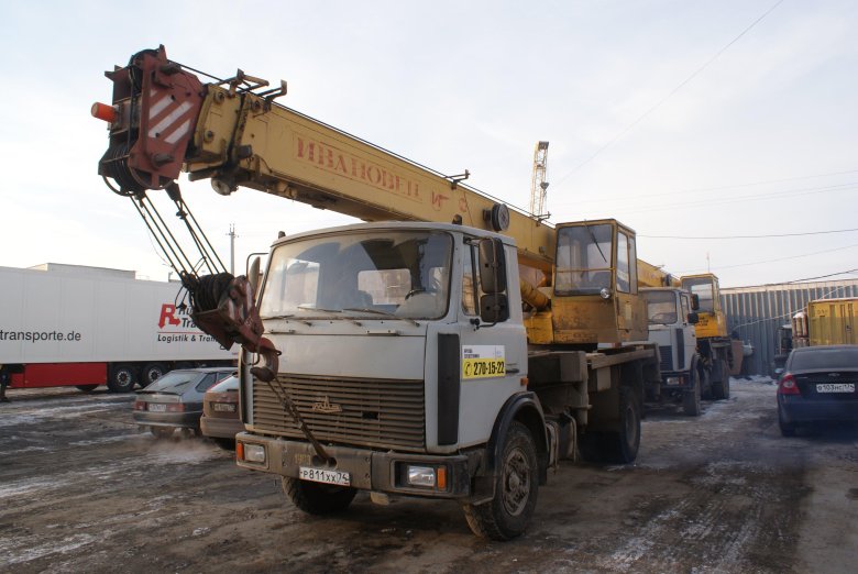 Автокран маз ивановец 16 тонн