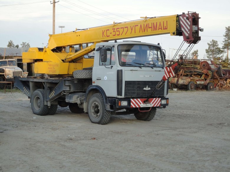 Маз автокран ивановец 14т