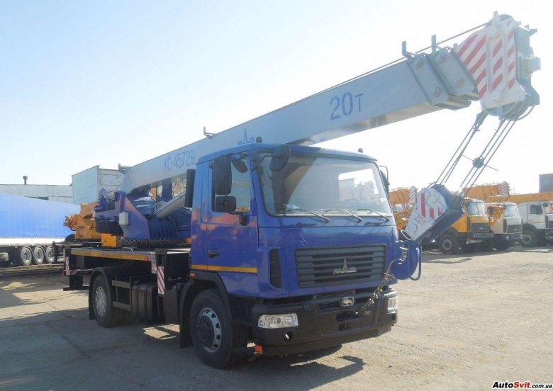 Автокран маз