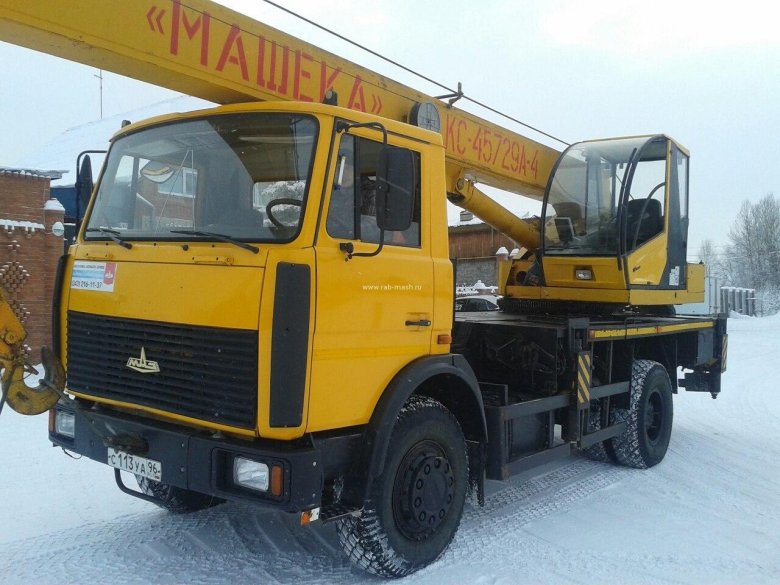 Автокран маз