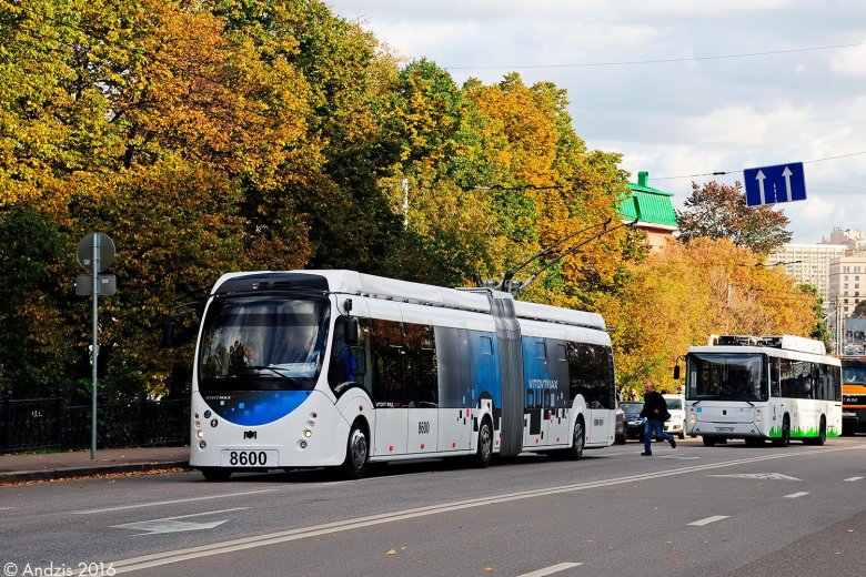 Новые троллейбусы в москве
