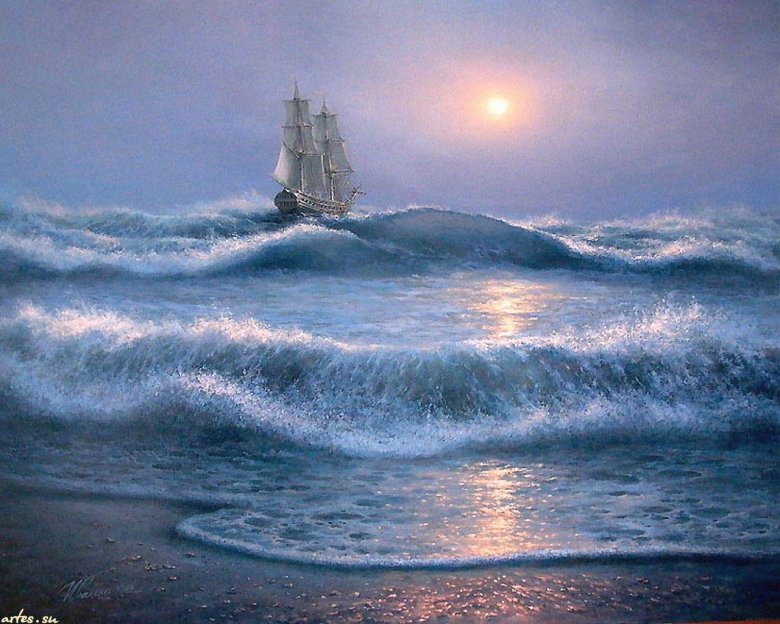 Михаил иваненко художник море