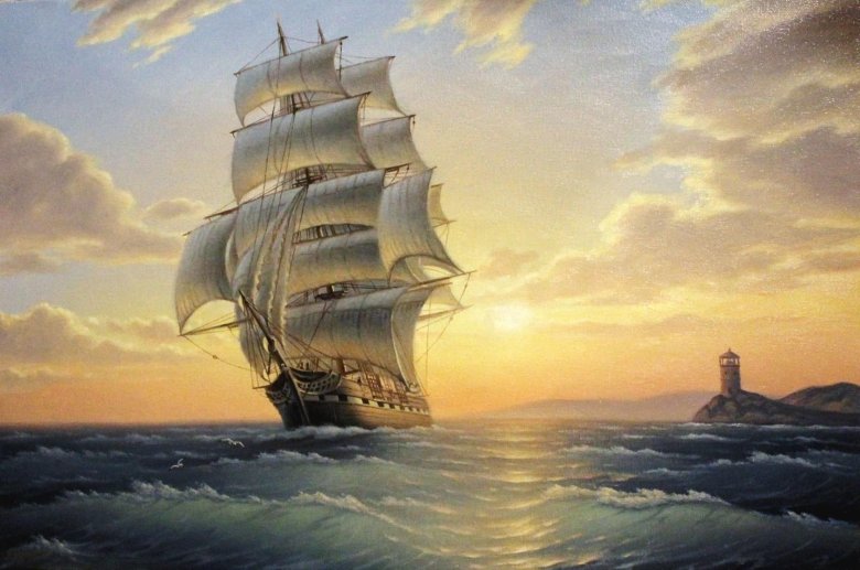 Художник сычев алексей море паруса