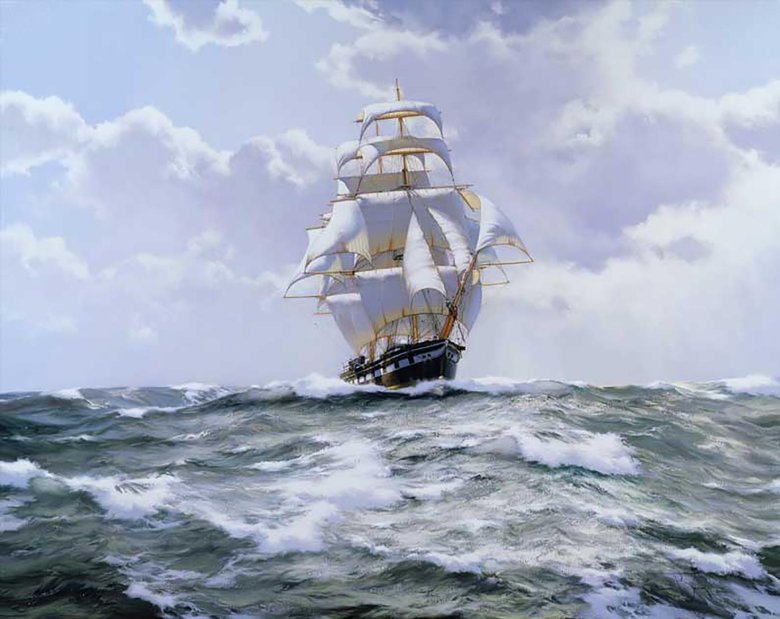 Картина корабль джеймс бреретон