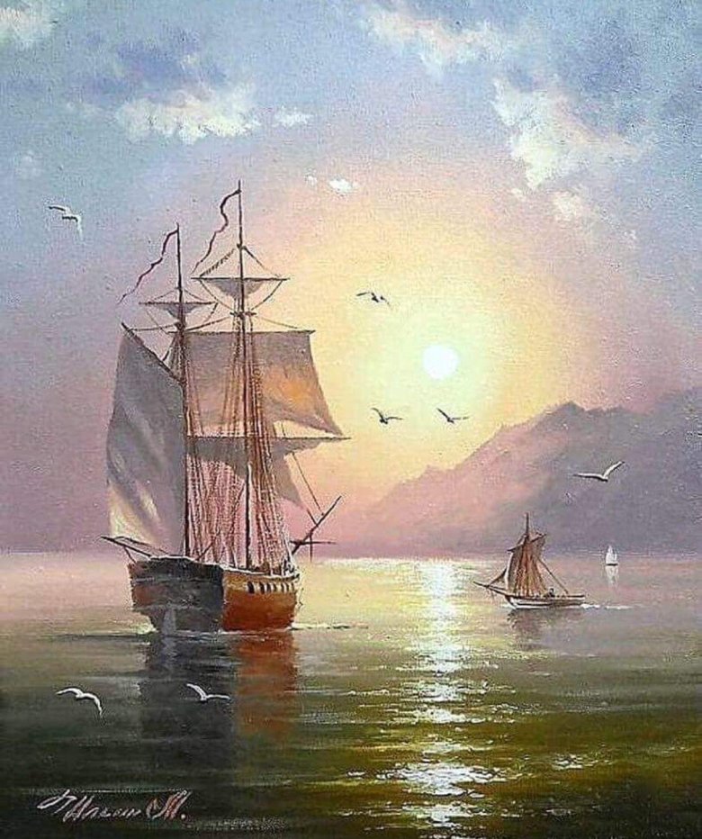 Художник маринист максим ильин